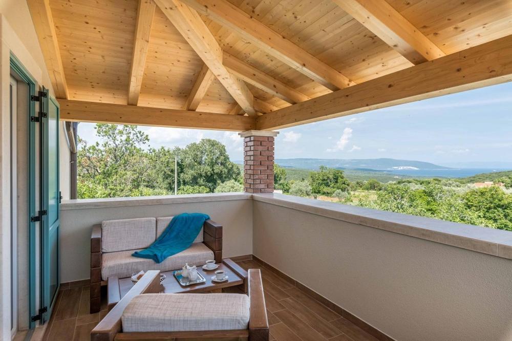 Moderne Istrische Steinvilla - 4 Sterne Mit Privatem, Beheizbaren Pool & Meerblick Kavran Extérieur photo